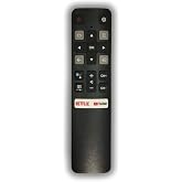 Technozi TCL Android Tv Akıllı Lcd-Led Tv Uyumlu Kumanda Ses Komutsuz
