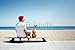 Produktbild Poster-Bild 30 x 20 cm: "man looking like a sata sitting on the beach", Bild auf Poster