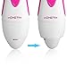 HOMETEK Professional Electronic Pedicure Foot File and Callus Remover - Gently and Effectively Remove Dead Skin and Reduce Calluses (Pink)