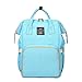 Produktbild Fsweeth Doppel Schultertasche große Kapazität Rucksack Mädchen kleine frische Pauschalreise Pauschalreise high School Kursteilnehmer, lang, 25 cm hoch, 42 cm, 17 cm See blau