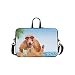 Produktbild Hundepool Stockfoto Muster-Aktenkoffer-Laptop-Tasche Kurier-Schulter-Arbeitstasche Crossbody-Handtasche für das Geschäftsreisen