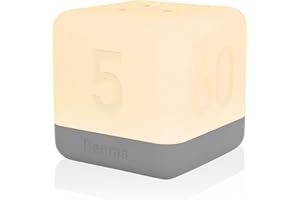 ‎BENMA BENMA Nachtlicht Kinder, LED Nachtlampe, Nachtlichter Dimmbar Warmem Weißlicht und Timing -Funktion Flip Tischlampe, Schlaf, Wohnzimmer, Warm-Licht Nachttischlampen