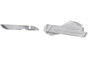 COMBLU 12x Bayha Skalpellklingen, unsteril, Klingen einzeln verpackt, Figur 22