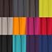 2 Long Tap Top Curtains Panels Ready-Made 140 x 260 cm Living Room Window Drapes - Easy-Care 100% Polyester - Tangerine