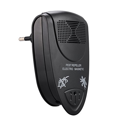 1 Packung, WM Elektronische Ultraschall Pest Repeller, natürliche Indoor Schädlingsbekämpfer LI-3110, für Ihr Haus, repuls Mäuse, Ratten, Schädlinge, Nagetiere, Spinnen, Insekten + More (Schwarz) - 3