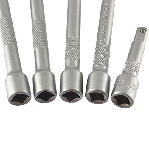 5er-Antrieb 1/4″ gerader Verlängerung Bar Set 2, 3, 4, 6 & 9″ für Ratschen usw. AN022 - 2