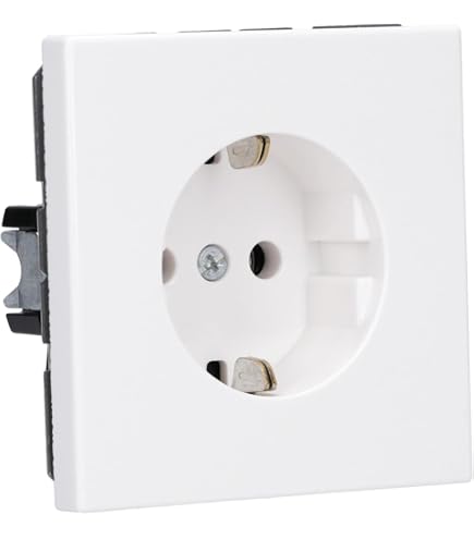 Jung 1521eins Base Presa Schuko 16A/250V – Modello 6590000121, Qualità Certificata