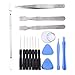 Price comparison product image 16 Pieces Repair Opening Pry Tools Kit Screwdriver Kit Set for iPhone/ iPod/ iPad/ Samsung/ HTC and Other Devices