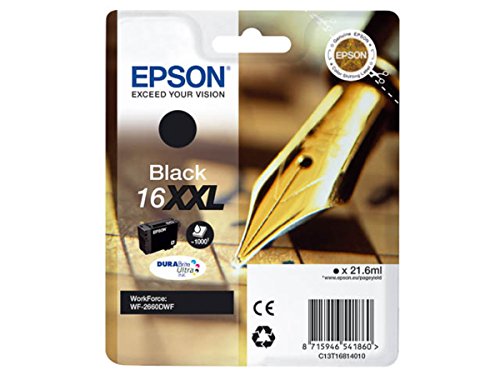 Ofertas Para Epson 16XXL - Cartucho de tinta, 1 unidad, color negro
Comentarios