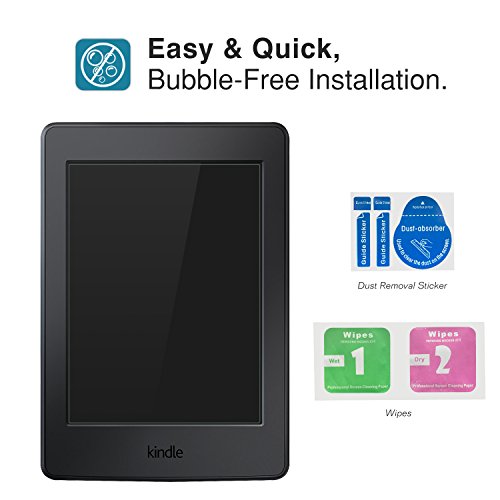 Kindle Paperwhite Folie – MoKo HD 9H Panzerglas Displayschutzfolie Glas Displayschutz Display Schutzfolie Glasfolie Screen Protector für Kindle Paperwhite (2016 / 2015 / 2013 Modelle mit 6 Zoll Display), Klar - 7