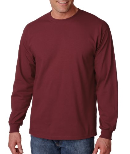 Preisvergleich Produktbild Gildan Ultra Cotton 6 oz. Long-Sleeve T-Shirt, 5XL, MAROON