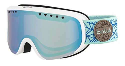 Bollé Scarlett Gafas, Mujer, Matte White/Blue Diamond, S