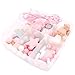 Produktbild Promise Babe Silikonperlen 74pc DIY Handgemachte Ausrüstung Mutter Schmuck Charm Anhänger Halskette Set Baby Rassel Sensorisches Spielzeug Baby Ringe