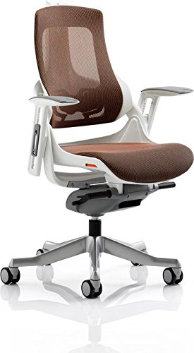 Dynamic Zure Executive Mesh Chair with Arms - Orange