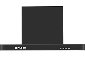 Faber 60 cm 1000 m³/hr T-Shape Kitchen Chimney || Baffle Filter || 12 years warranty on Motor|| Motor- 250 Watt (HOOD MARS PB