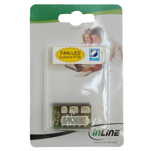 InLine Lüfter Power Adapterplatine, 1x 13,34cm (5,25″) zu 2x Lüfter - 2