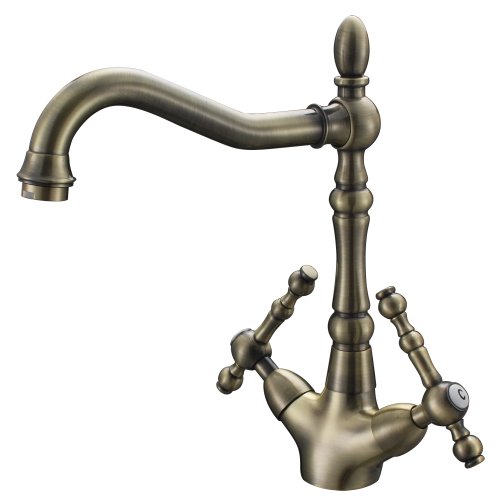 Enki traditionellen georgianischen Stil Antik Bronze Messing Küche Wasserhahn Victoria - 6