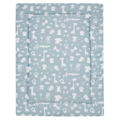 Alvi Kruipdeken, dierentuindieren, 100 x 135 cm - Blauw
