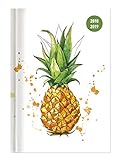 Image de Collegetimer Pineapple 2018/2019 - Schülerkalender A5 - Day By Day - 352 Seiten