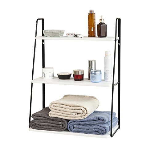 SoBuy® Wandregal Hängeregal Badregal Bücherregal 52 x 22 x 68cm FRG176-W