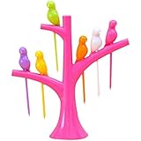 Fruit Fork Birds on the Tree Olives Starter Forks Dinnerware Party tools Kitche Décoration Gadgets By HomeElabador UK SELLER FAST DELIVERY