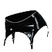 Produktbild EXLATEX Schwarze Latex Gummi Strumpfhalter Strumpfg¨¹rtel mit Clips Fetisch