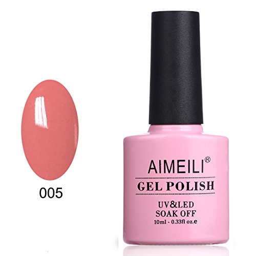 AIMEILI UV LED Gellack ablösbarer Nagellack Gel Polish - Rose Bud (005) 10ml