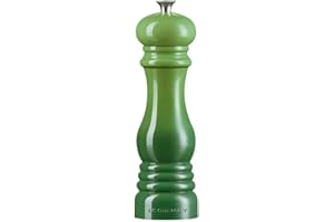 Le Creuset Molinillo de Sal, Plástico ABS, 6.2 x 6.2 x 20.8 cm, Mecanismo de Cerámica, Bamboo, 44002214080000