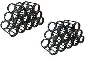 CBOUTIC Casier à Bouteilles modulable, fabriqué en France, 2 Lots de 12 Bouteilles