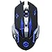 Produktbild Gaming Maus, MMHDZ V5 Verdrahtete Computer Game Mause USB Optische LED Stumm Spiel Maus/ Mac / PC / Laptop 6 Taste (Schwarz)