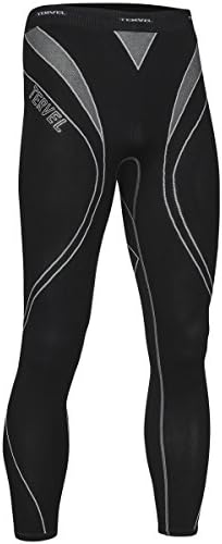Tervel Men's Optiline Running Leggings Black/Light Grey size M