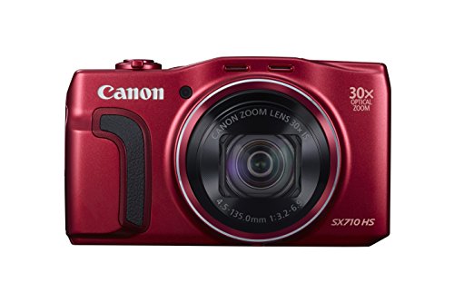 Price comparison product image Canon SX710 PowerShot Point and Shoot Digital Camera - Red