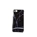 Produktbild iPhone Handyhülle,Dewanxin Einfach Kreative Schwarz-weiß-Marmor Streifen Design (iPhone 7/8, Gestreifter schwarzer)