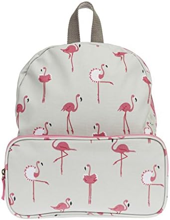 Sophie Allport Flamingos Oilcloth Backpack
