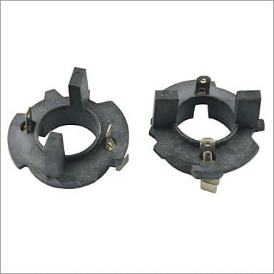 Car H7 HID Xenon Head Bulb Conversion Adapters Sockets Black for Volkswagen MK5 Golf /Jetta--2PCS