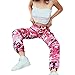Produktbild MEIbax Damen Sport Camo Cargo Pants Outdoor Casual Camouflage Hose Jeans Sporthose Lange Fitnesshose