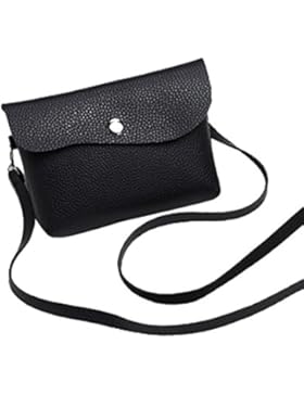 JERFER Frauen Art und Weise Leder Handtasche Crossbody Schultertasche Telefon Münzen Beutel