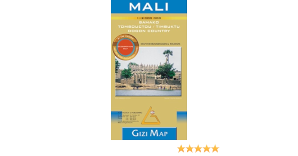 Mali Bamako Timbuktu Dogon 1 2 000 000 Geographische Reisekarte Gizi Amazon De Gizimapshu Bucher