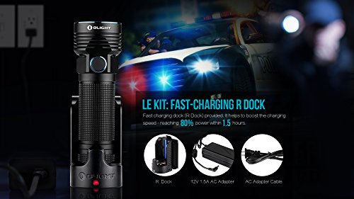 Olight® R50 Pro/Pro LE Seeker Taschenlampe max. 3200 Lumen mit Cree XHP70 CW LED – aufladbar - 9