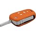 Produktbild PhoneNatic Silikon Schlüssel Hülle für die Buick New Regal 4-Tasten Fernbedienung in orange Klappschlüssel 4-Key