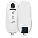 Produktbild kwmobile Autoschlüssel Hülle für Porsche - Silikon Schutzhülle Schlüsselhülle Cover für Porsche 3-Tasten Autoschlüssel (nur Keyless) Weiß