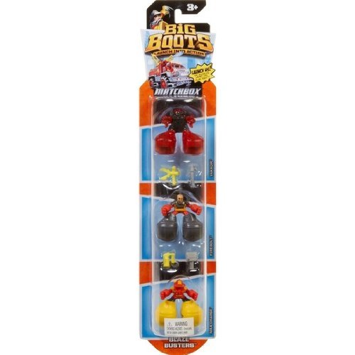 Preisvergleich Produktbild Matchbox Big Boots Figures 3 Pack Set - Blaze Busters