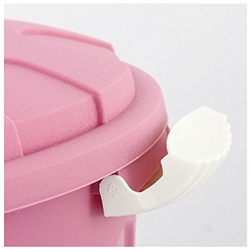 Wäschetonne Abfalleimer Mülleimer farbig mit Deckel 23 Liter 3 Stück Set - 2