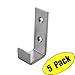 Produktbild KES SUS 304 Stainless Steel Single Robe and Towel Hook Wall Mount Brushed Finish 5 Pack, AH201-2-P5