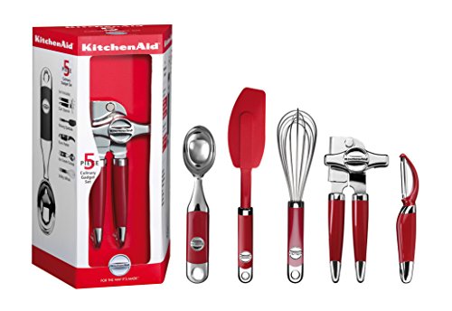 5 tlg. Küchenhelfer-Set Empire Rot (KM412ER) KitchenAid Gadget