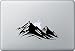 Produktbild MOUNTAINS Aufkleber Macbook Air Pro Sticker Decal Apple (13 Zoll)