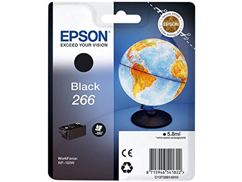 Epson original – Epson WorkForce WF-100 W (266 / C 13 T 26614010) – Tintenpatrone schwarz – 260 Seiten – 5,8ml - 3