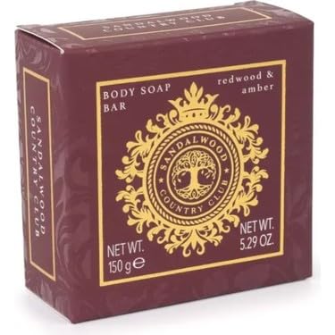 Sabun Bar Redwood & Amber 150 Gr