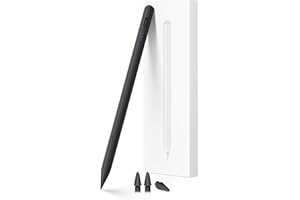 KEEPRO Pencil for iPad (2018-2025), USB-C Fast Charging Stylus Pen, Pixel-Perfect Tilt Sensitivity for Apple iPad 11/10/9/8/7/6/A16, ipad Mini 7/6/5, Air M3/M2 11"/13"/5/4/3, i-Pad Pro M4 13"/12.9″/11″ Black