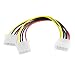 Produktbild IDE 4 Pin Außen zu Doppel 4 Pin Innen Y Splitter Erweiterung Kabel StromAdapter